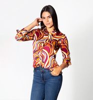 Blusa Camisera Manga 3/4