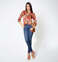 Blusa Camisera Manga 3/4