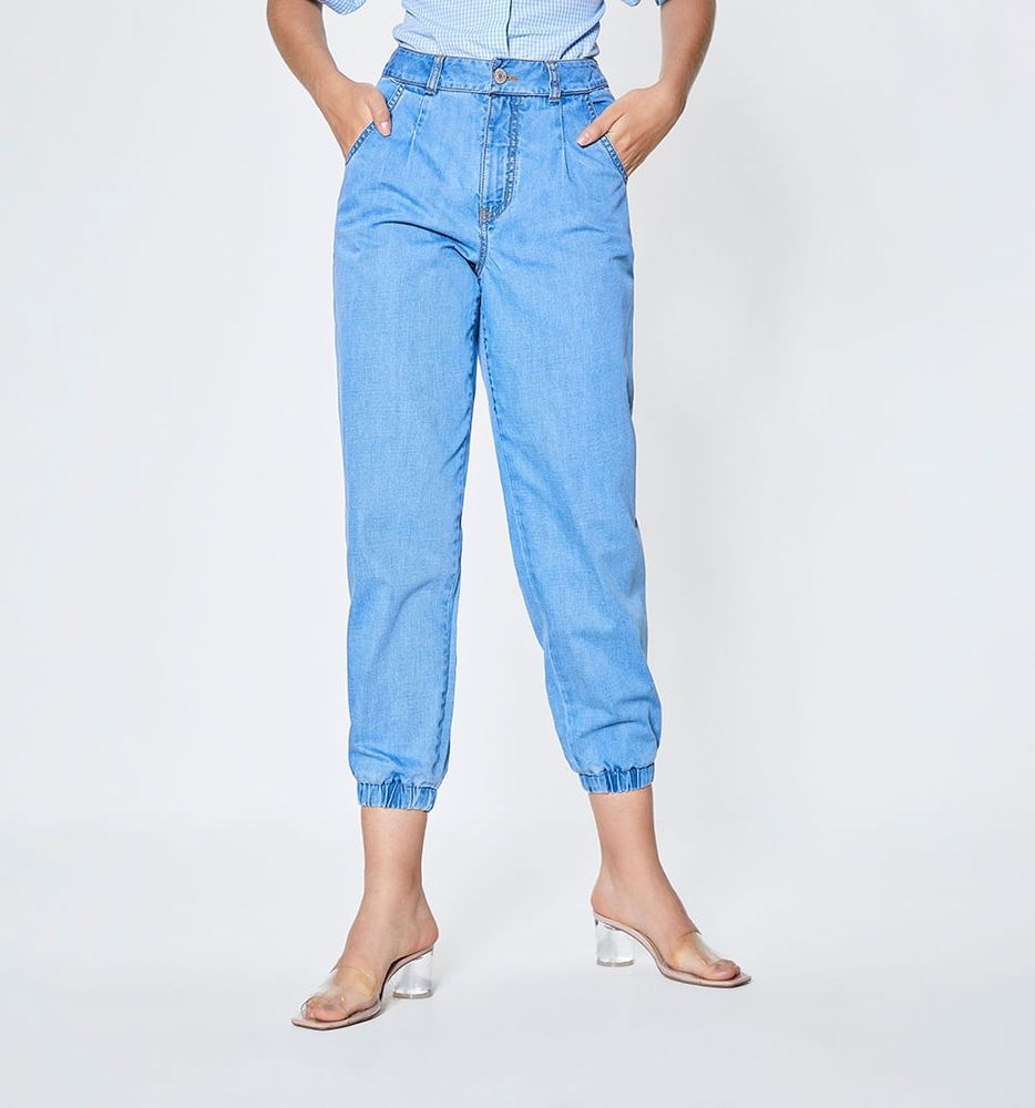 Jean Slouchy Tiro Alto