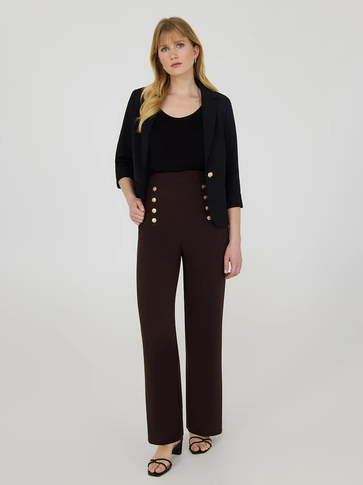 High-Waisted Wide Leg Pants