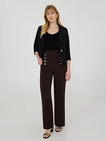 High-Waisted Wide Leg Pants