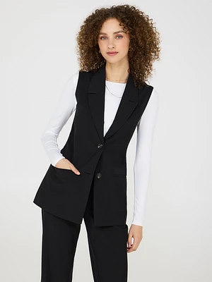 Notch Collar 2-Button Vest