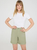 Tencel Denim Bermuda Shorts