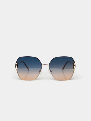 Lunettes de soleil surdimensionnées