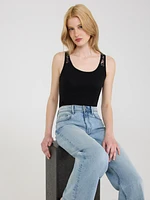 Sleeveless Lace Top