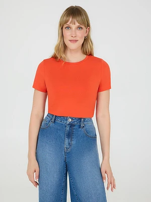 Mini Ribbed T-Shirt