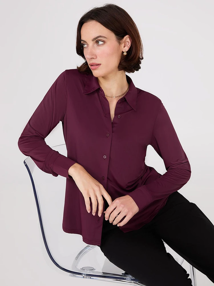 Blouse classique à boutons