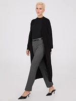 Drop Shoulder Long Duster