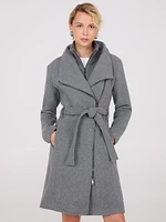 Manteau portefeuille mi-longueur