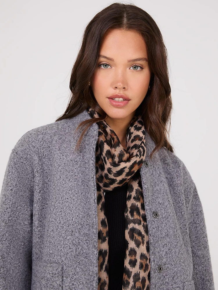 Leopard Print Scarf