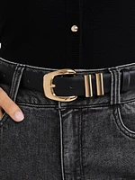 Gold Metal Buckle Belt