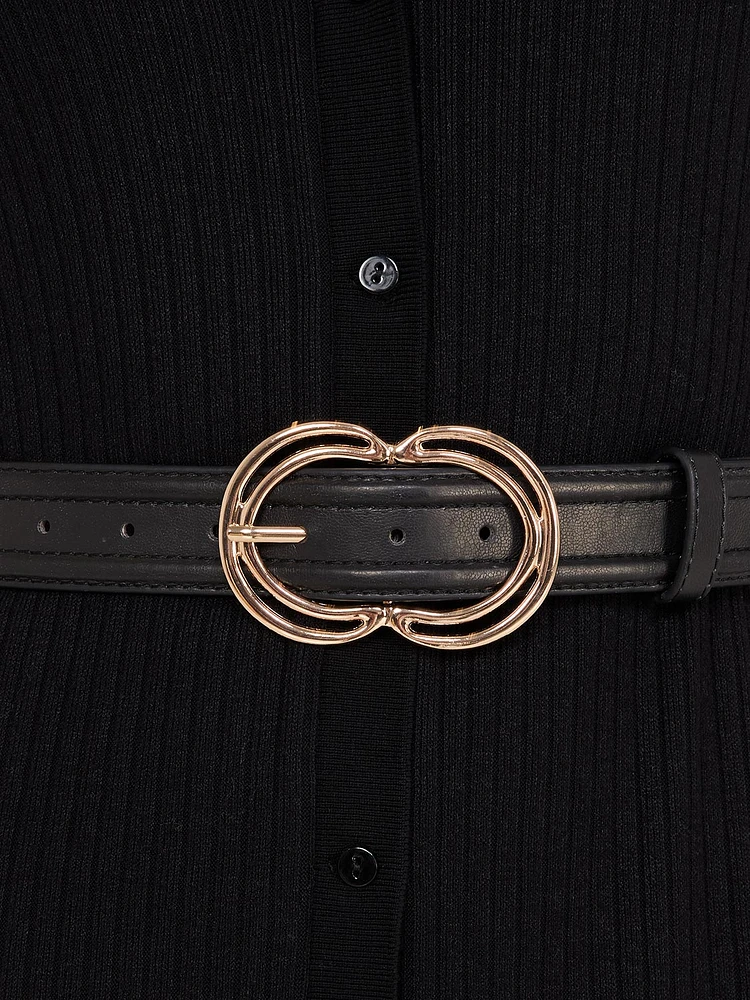 Double Loop Buckle Belt