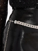 Ceinture chaîne en strass