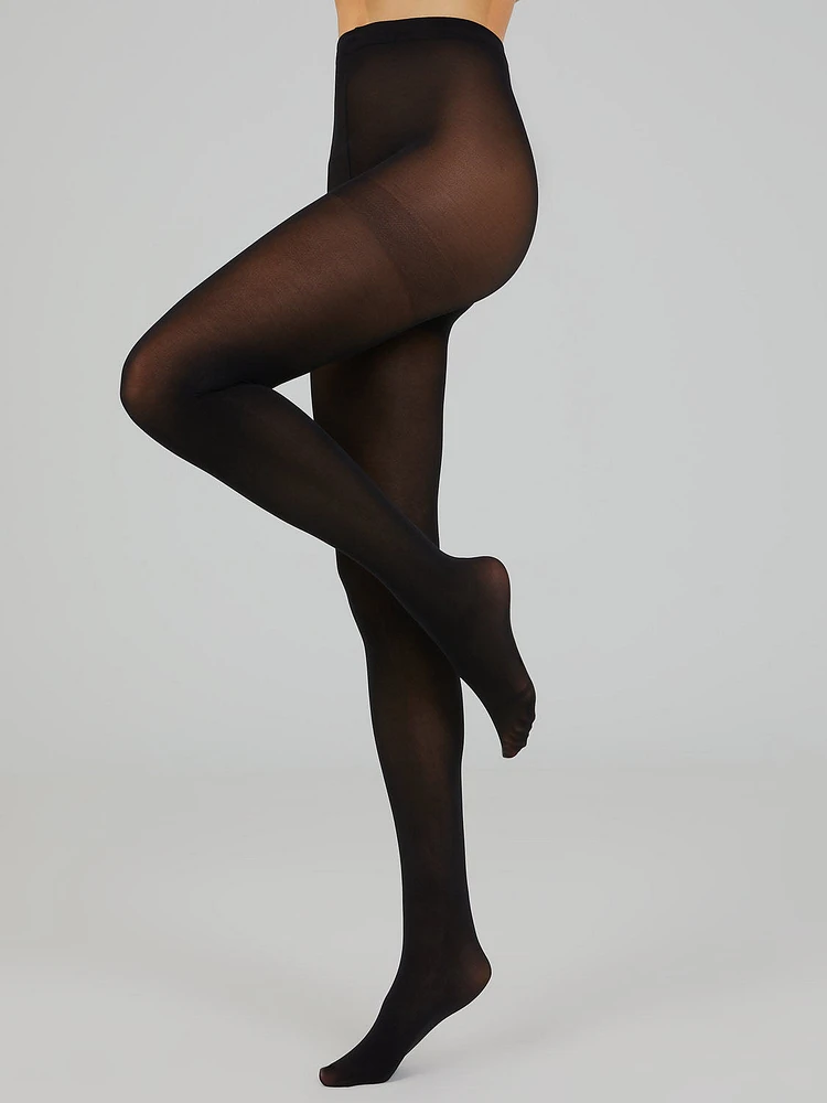 2-Pack Of Opaque Microfibre Tights