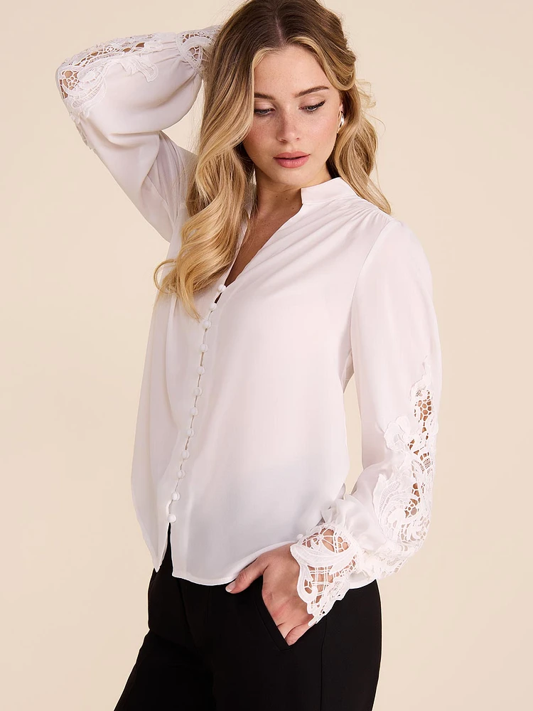 Button-Up Blouse