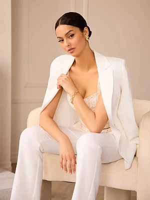 Fitted Tuxedo Blazer