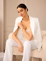 Fitted Tuxedo Blazer