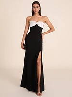 Strapless Gown With Bow | Le Chateau