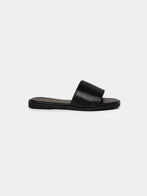 Square Toe Rhinestone Slide