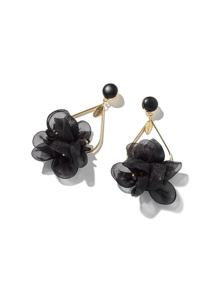 Boucles d'oreilles à fleurs