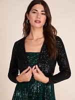 Sequin Cover-Up - Long Sleeve | Le Chateau