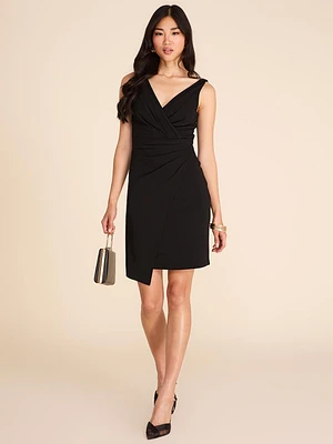 Pleated Mini Sheath Dress | Le Chateau