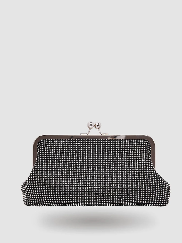 Pochette en strass