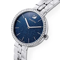 Reloj Cosmopolitan, brazalete de metal, azul, acero inoxidable