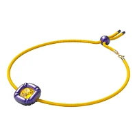 Collar Dulcis, Cristales de talla cushion, Morado