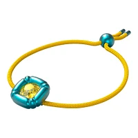 Pulsera Dulcis, Cristales de talla cushion, Azul