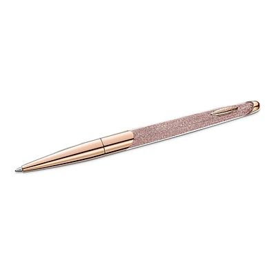 Bolígrafo Crystalline Nova, rosa, baño tono oro rosa