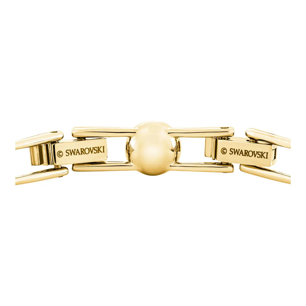 Pulsera Angelic, blanco, Baño en tono Oro