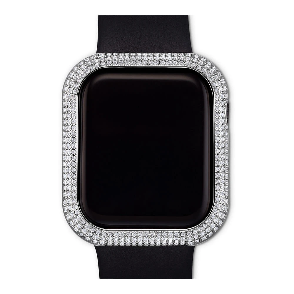 Funda compatible con Apple Watch® Sparkling, Tono plateado