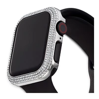 Funda compatible con Apple Watch® Sparkling, Tono plateado