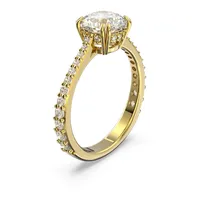 Anillo de cóctel Constella, Talla princesa, Pavé, Blanco