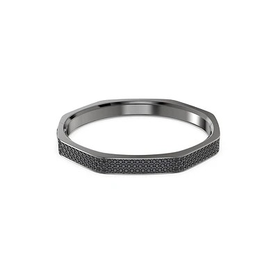 Brazalete Dextera, Forma octagonal, Negro, Baño de rutenio