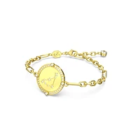 Pulsera Zodiac, Capricornio, Tono dorado, Baño tono oro