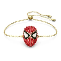 Pulsera Spider-Man © MARVEL, Roja, Baño tono oro