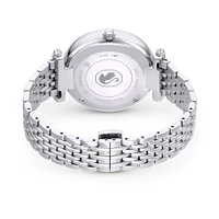 Reloj Crystalline Wonder, Fabricado en Suiza, Brazalete de metal, Tono plateado, Acero inoxidable