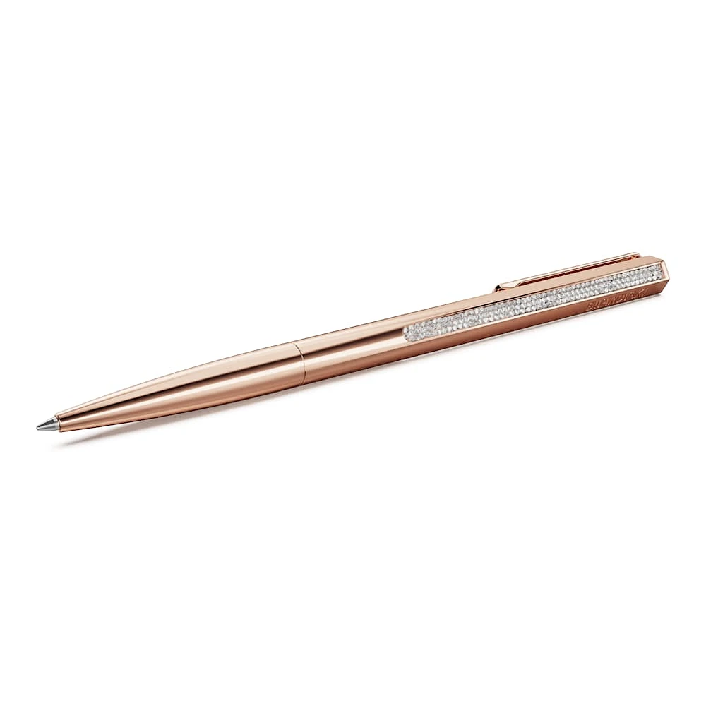 Bolígrafo Crystal Shimmer, Tono oro rosa, Acabado tono oro rosa