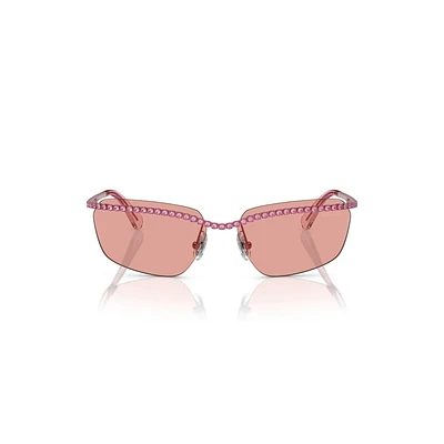 Gafas de sol, Forma rectangular, SK7001, Rosas