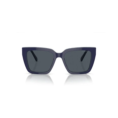 Gafas de sol, Forma cuadrada, SK6013, Azules