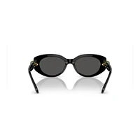 Gafas de sol, Forma de ojo de gato, SK6002, Negras