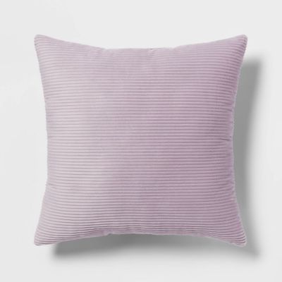 Oblong Cut Plush Decorative Throw Pillow Gray - Room Essentials™