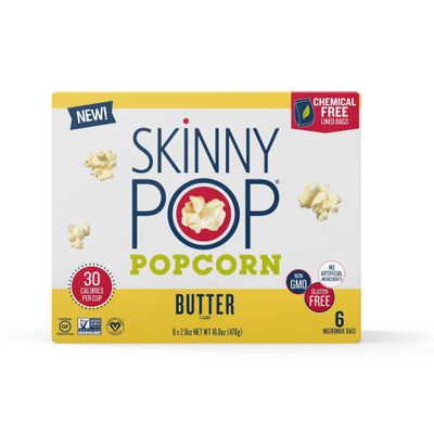 SkinnyPop Microwave Butter Popcorn