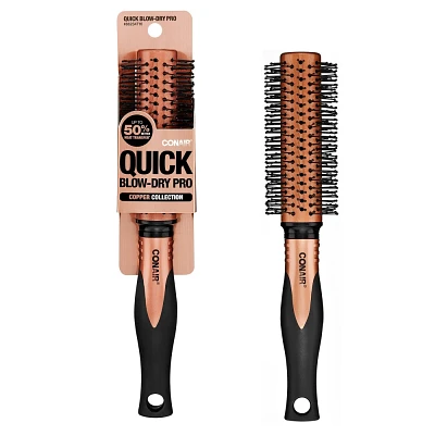 Conair Copper Pro Nylon Bristle Round Hair Brush - Small Barrel - All Hair