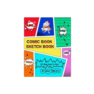 Comic Book Sketch Book - by Kaye Nutman (Paperback)