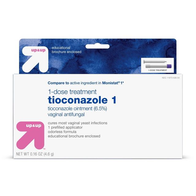 Tioconazole Anti-fungal Cream - 1 Day Treatment - 0.16oz - up&up