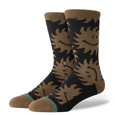 STANCE x WADE Men Smile Out Crew Sock - Dark  6-12