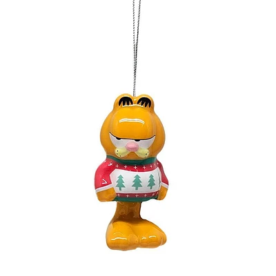 Garfield Decoupage Christmas Tree Ornament